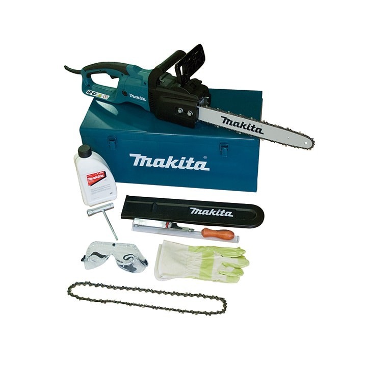 Motosierra eléctrica Makita UC4050AKX. Electrosierra Makita de jardín.