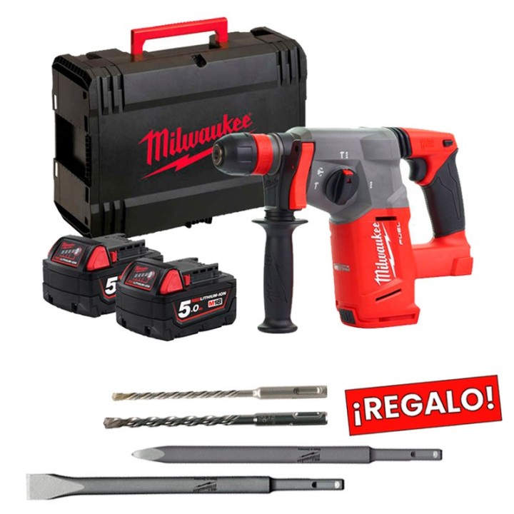 Martillo SDS-PLUS FUEL Milwaukee M18CHX-502X