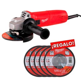 Mini Amoladora Angular Milwaukee 1000W