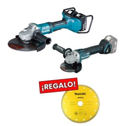 Combo Amoladora Makita 230mm / Miniamoladora Makita 125mm
