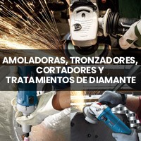 AMOLADORAS, TRONZADORES, CORTADORES Y TRATAMIENTOS DE DIAMANTE